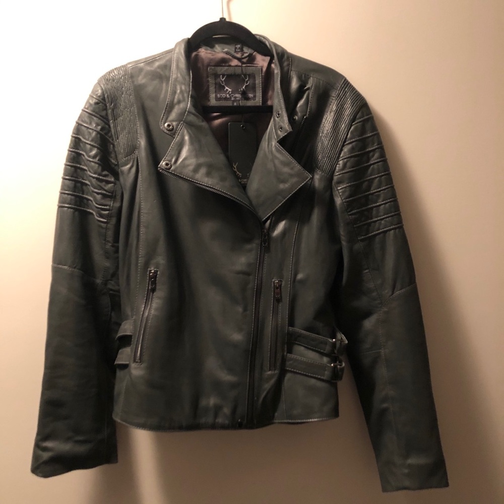 NWOT - MOTO JACKET - BOD & CHRISTENSEN